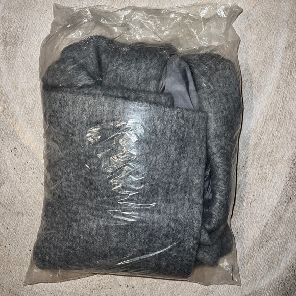 Express Wool-Blend Car Coat in Gray - Picture 8 of 9